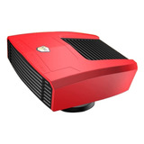 Ventilador Calentador Descongelador Portátil Para Auto, Rojo