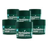 Combo 6 Unid. Desodorante Herbissimo Tradicional Creme 55g