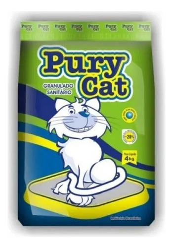 Areia Higienica Para Gatos 4kg Pury Cat