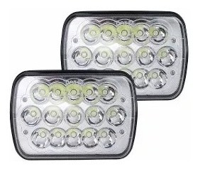 2 Pz Unidad Faro Led Automotriz 7 Pulgadas H654 45w Auto