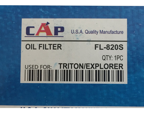 Filtro Aceite Cap Ford Tritn-explorer Foto 4