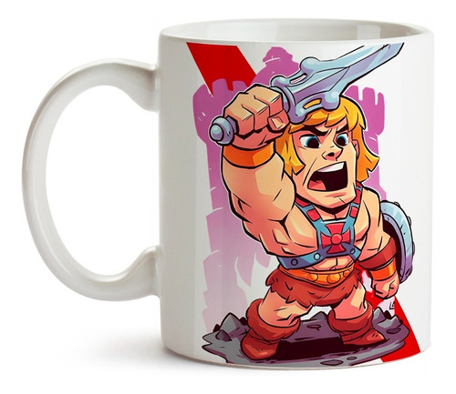 Caneca He-man Heman Divertida Xícara 325ml + Caixa Presente