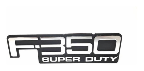 Emblema Super Dutty F350 Ford ( Incluye Adhesivo 3m) Foto 5
