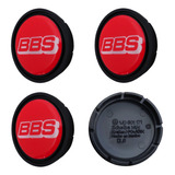 4 Centros Rin Bbs Rojo Golf Jetta Derby Pointer 1990-10 55mm