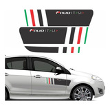 Kit Adesivo Faixa Lateral Fiat Palio Sporting Italia Imp116