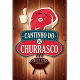 Quadro Decorativo - Cantinho Do Churrasco - (gv543)