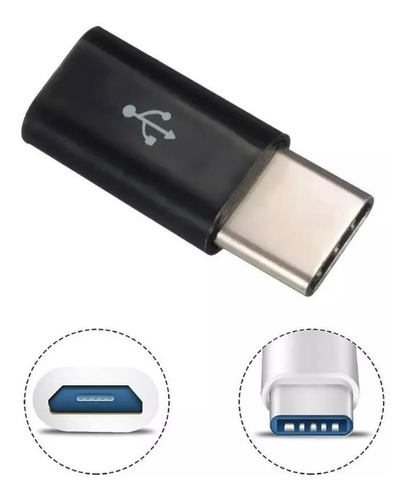 Adaptador Micro Usb Hembra A Tipo C Macho