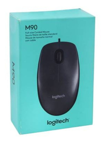 Mouse Logitech M90 Usb Optico  Negro Facturado 