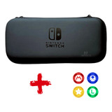 Capa Case Estojo Bag Nintendo Switch + 4 Grips Mario