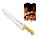 Cuchillo Carnicero 3 Claveles 30 Cms Amarillo Nsf