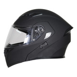 Casco Dot Abatible Negro Mate R7  S, M, L, Xl, 2xl, 3xl