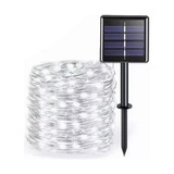 Led Solar Cadena Luces Navidad Decoración Exterior 20m200led