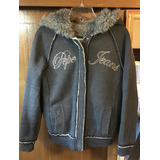 Chaqueta Con Capucha E Interior De Piel Pepe Jeans