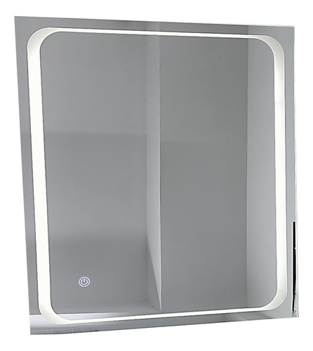 Espejo Led Touch 3 Tonos De Luz Baño Sala Tocador 50cmx60cm