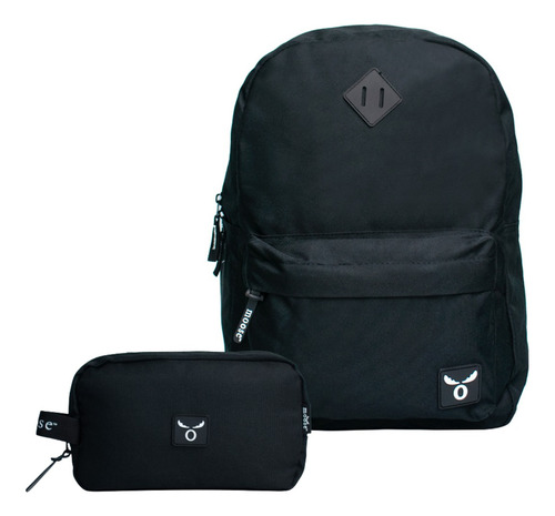 Mochila Escolar + Estuche Boston Moose Bolso Cartuchera