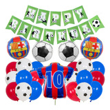 Globos Kit Decoracion  Fiesta De Cumpleaños Tema De Futbol