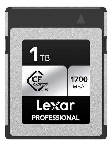 Cartão De Memória Lexar Cfexpress 1tb Type B 1700mb/s Silver