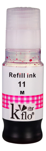 Kflo Tinta Gi11 Compatible Magenta 70ml Para Uso En Canon 