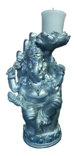 Portavela Ganesh Sentado Candelabro