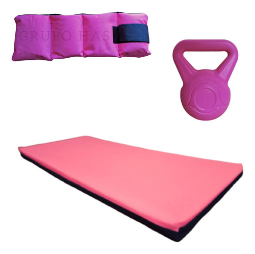 Kit Entrenamiento Colcho Rusa Vacia Hasta 7k Tobillera Gym