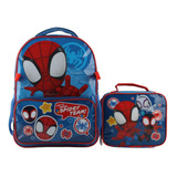 Set Mochila Con Lonchera Spidey Sy78457