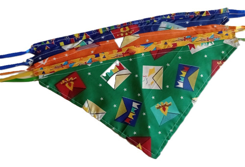 Bandana G Pet Cães E Gatos C/ 10 Petshop Festa Junina