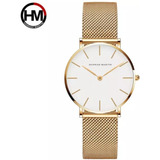 Reloj En Acero Inoxidable Para Mujer, Impermeable ,lujo