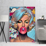 Marilyn Cuadro En Tela Canvas Y Bastidor Madera 50x70 Cms 