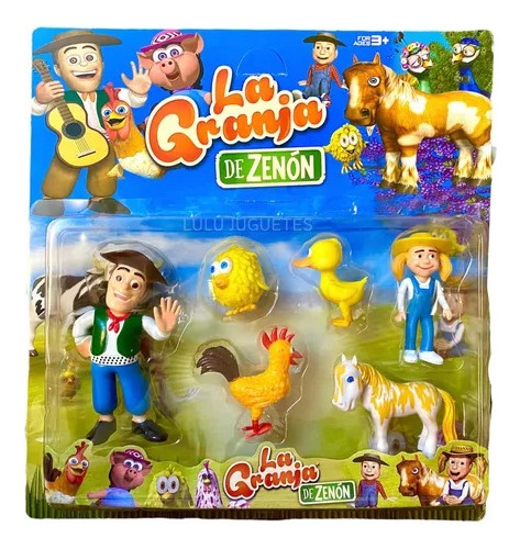 Granja De Zenon Muñecos Compatible Set Blister X6