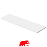 Estante Flotante Mamut Flotante 18mm Blanco - 60cm X 180cm X 20cm Y 18mm De Espesor - Soporta Hasta 10kg