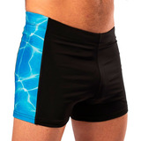 Sunga Hombre Natacion Malla Folau Uv50 Playa Estampada Licra