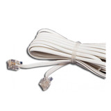 2.1 Mts Cable Telefónico Plug A Plug, Para Extensiones