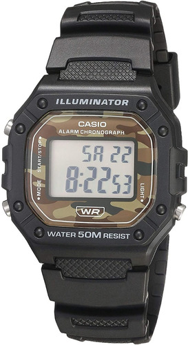 Reloj Casio W218h-5bv  Deportivo Wr50m Somos Tienda 