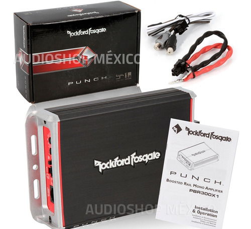 Amplificador Punch Rockford Fosgate Pbr300x1 Monoblock 300w