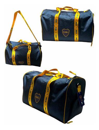 Bolso Boca Juniors Futbol Ideal Gimnasio Natacion Viajes Y +