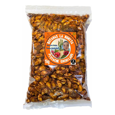 Pistache Enchilado Sin Ajo Bolsa 1kg La Bonita Artesanal | Envío gratis