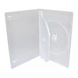 25 Estojo Duplo Dvd Capa Box Case Transparente Grosso 14 Mm