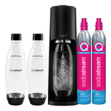 Sodastream Terra Megapack + 2 Cilindros + 3 Botellas De 1 L