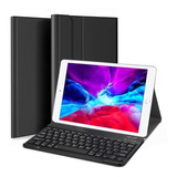 Funda Con Teclado Con Ñ + Pencil Para iPad 9.7 