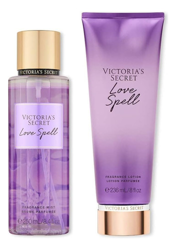 Victoria's Secret Body Splash + Creme Love Spell Pack