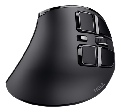 Mouse Voxx Inalámbrico Ergonómico Recargable Negro Trust