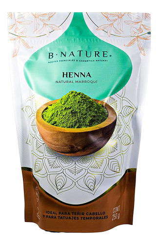 Henna 250 Gramos 100% Natural Envio Gratis Bnature