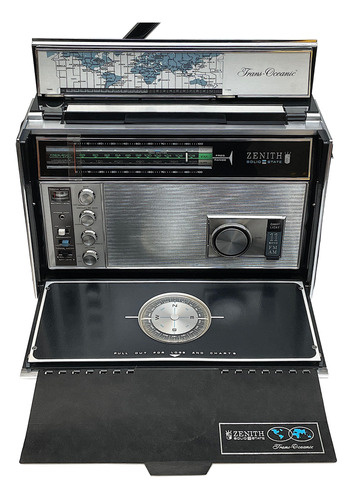  Radio Vintage Zenith Trans Oceanic Royal D7000y Con Cable