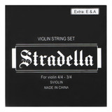 Encordado Cuerdas Para Violin 3/4 - 4/4 Stradella
