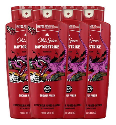 Old Spice Jabon Corporal Para Hombre, Raptorstrike, Espuma D