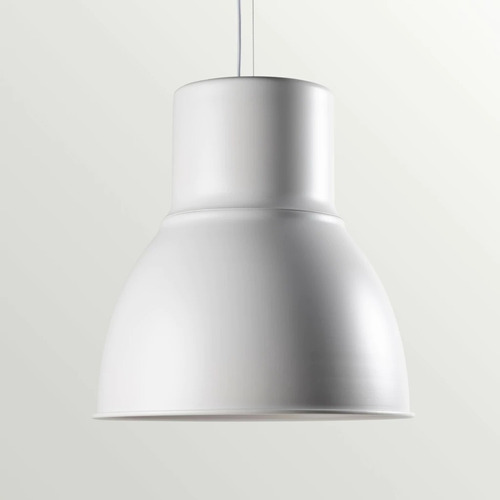 Lámpara Colgante Moderna Aluminio Blanca Apto Led