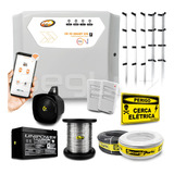 Kit Cerca Elétrica Alarme Ppa Wifi Residencial Comercial 40m