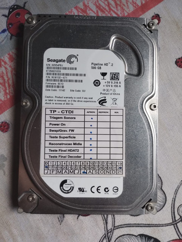 Hd Seagate 500gb Sata 2