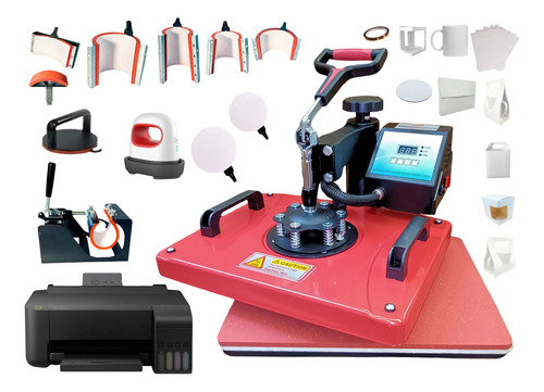 Kit Combo 8 En 1 A 11 Tlp 29x38 Sublimar Impresora 90 Extras