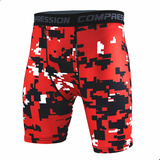 Deportiva Shorts Hombre Gym Lycra Secado Rápido Compresión